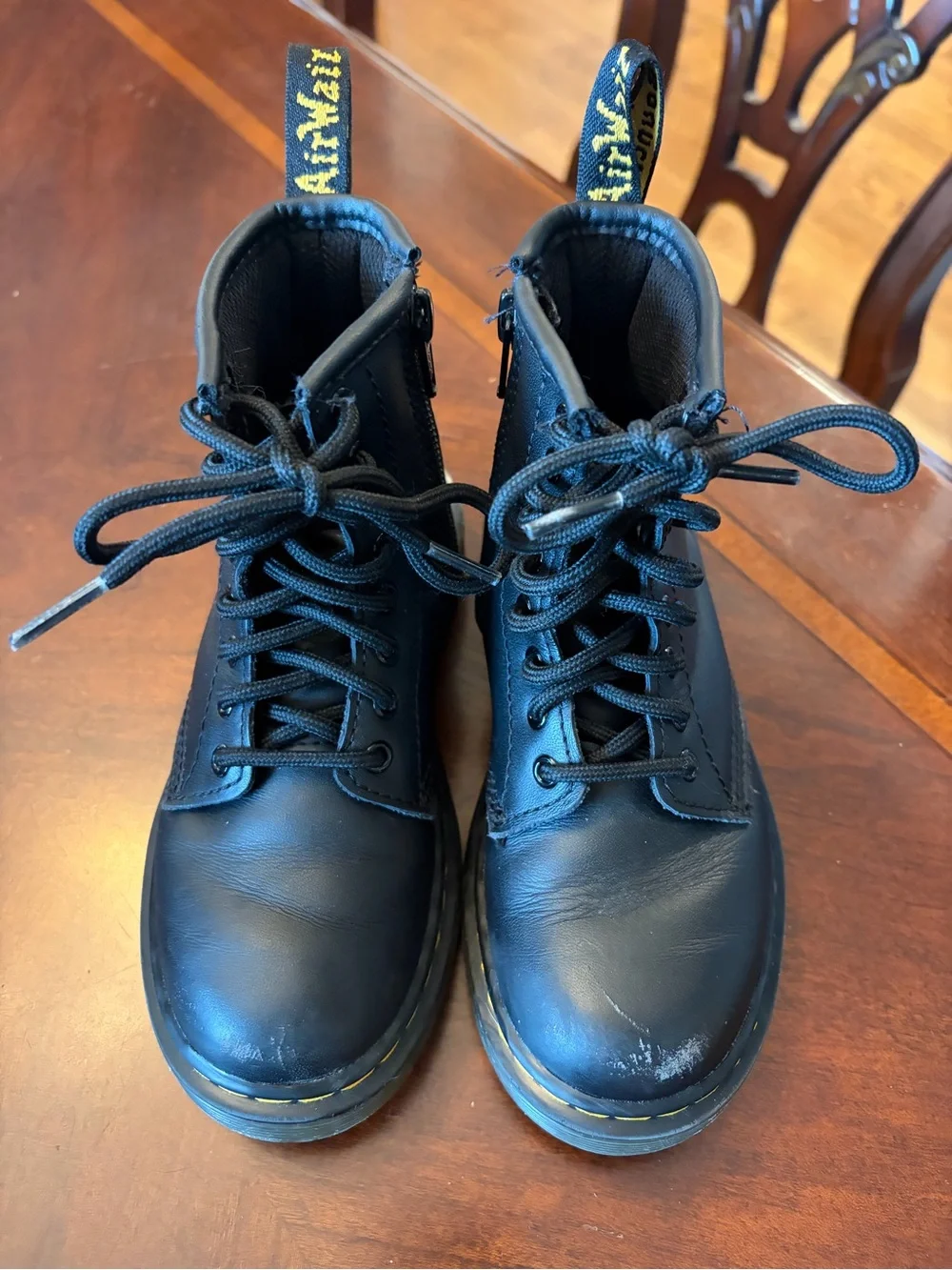 Dr. Martens Toddler 1460 Softy T Leather Lace Up Boots